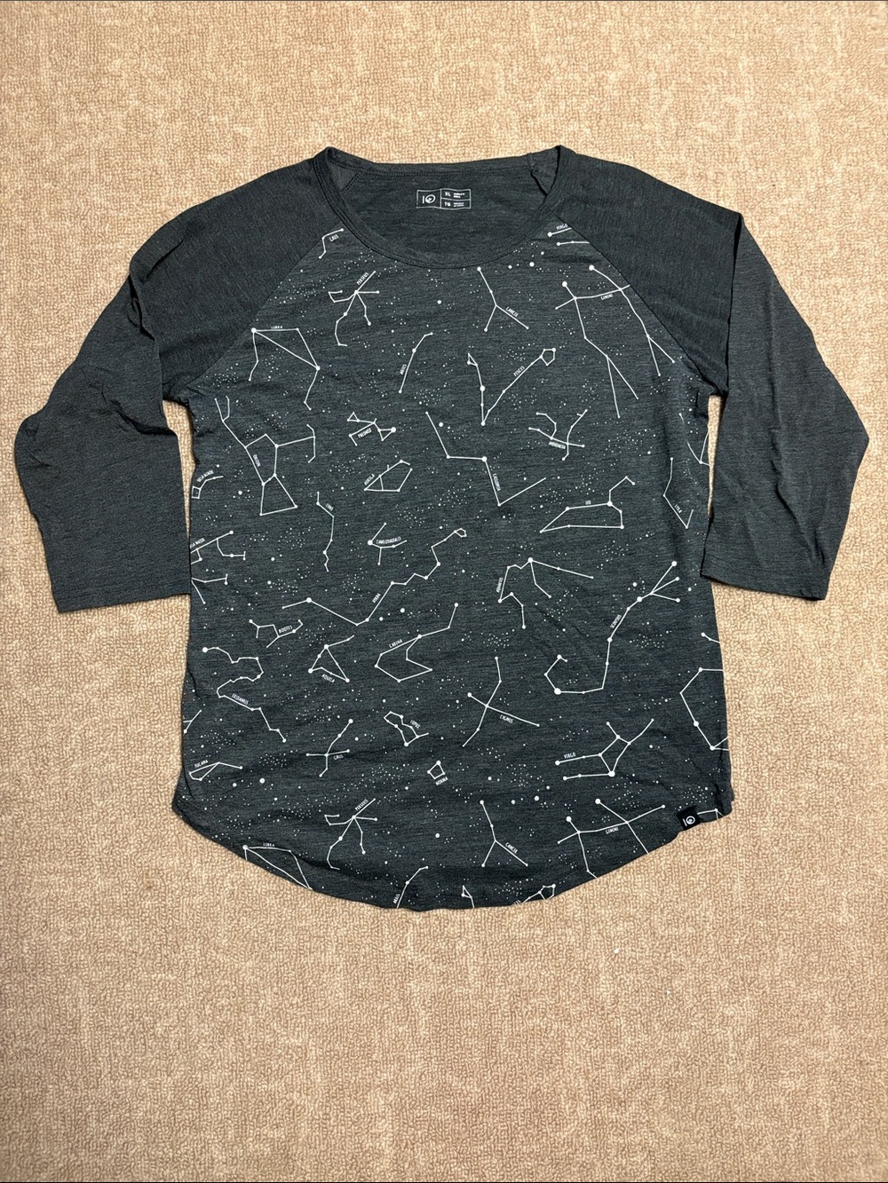 tentree Constellation Glow in the dark Print Top